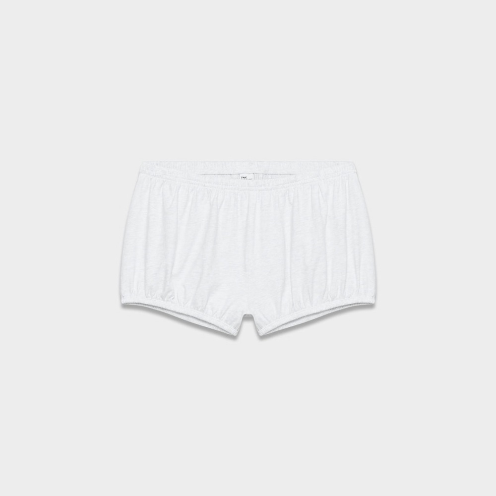 Aritzia White Cotton Lounge Shorts
